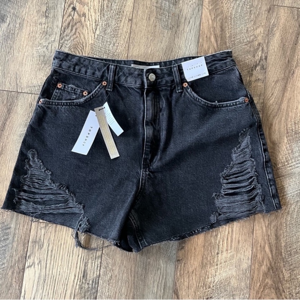 Moving Sale! Black distressed top shop shorts NWTs aso whitney Simmons size 8